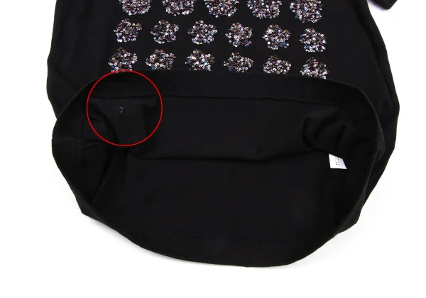 tricot COMME des GARCONS Sequin Floral T-shirt K-175230_009