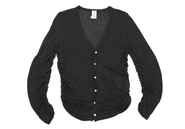 tao COMME des GARCONS Button Design Gather Cardigan K-175231_002