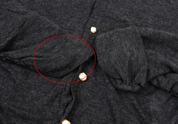 tao COMME des GARCONS Button Design Gather Cardigan K-175231_006
