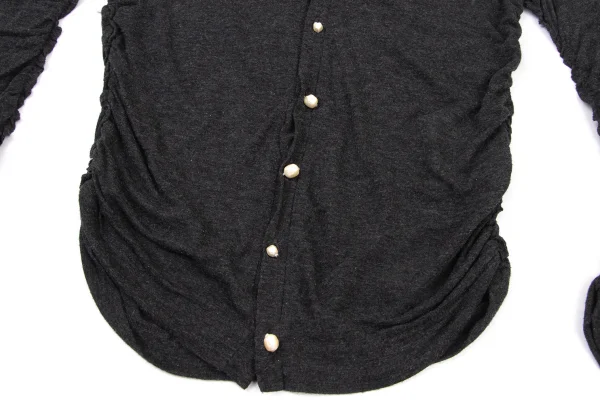 tao COMME des GARCONS Button Design Gather Cardigan K-175231_008