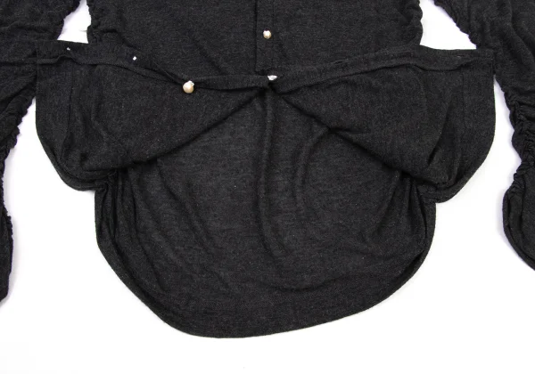 tao COMME des GARCONS Button Design Gather Cardigan K-175231_011