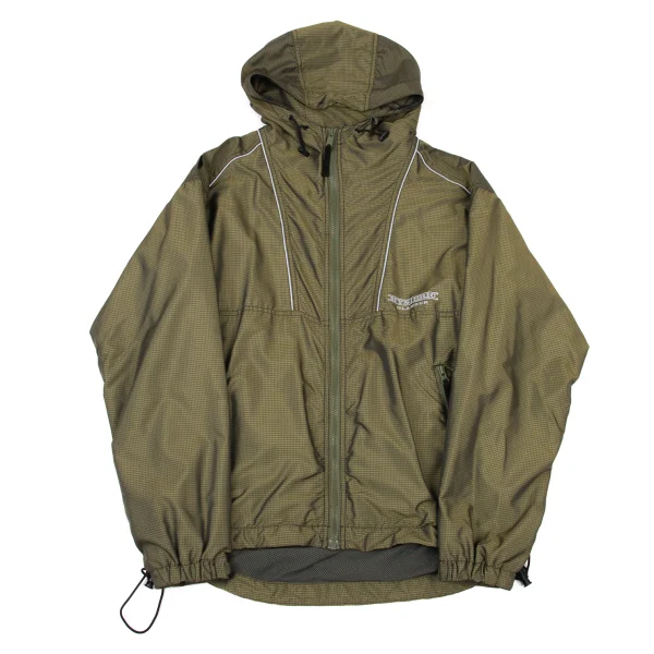 HYSTERIC GLAMOUR Check Nylon poly Zip Blouson Khaki F K-175234_001