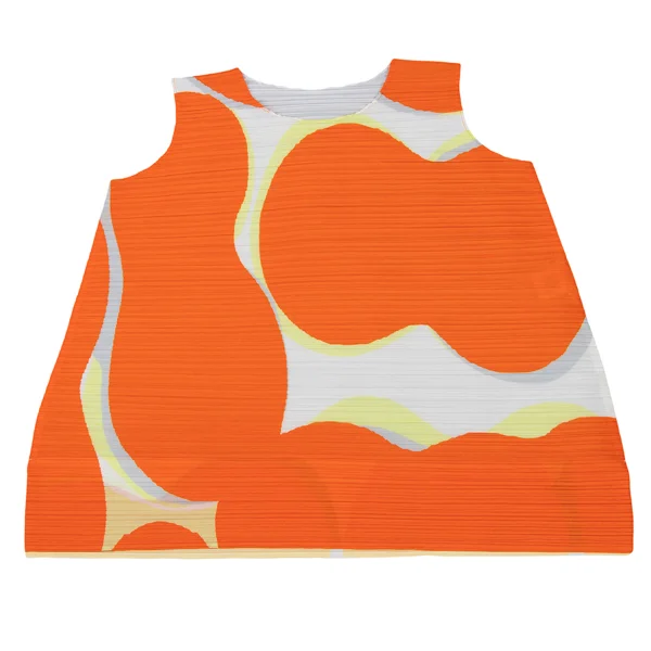 PLEATS PLEASE BOUNCE Printed Sleeveless Tunic K-175235_002
