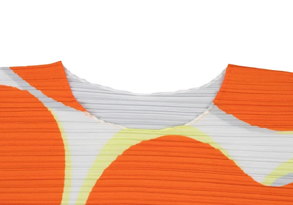 PLEATS PLEASE BOUNCE Printed Sleeveless Tunic K-175235_004