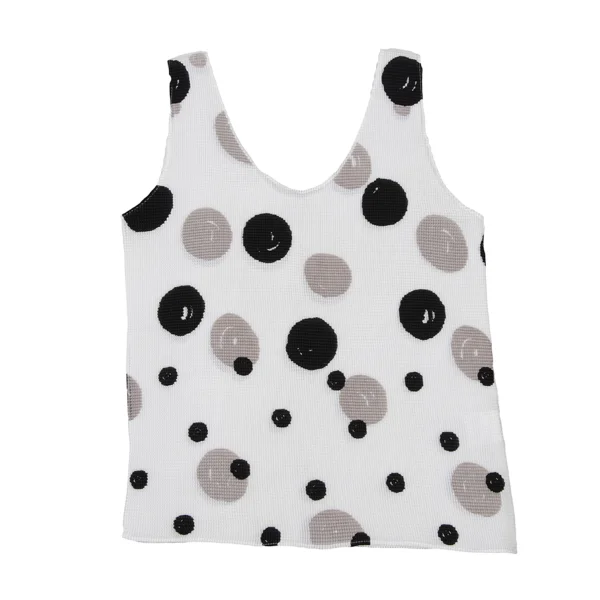 ISSEY MIYAKE me Dot Print Stretch Pleats Tank Top K-175237_002