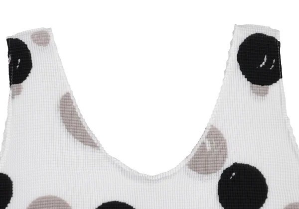ISSEY MIYAKE me Dot Print Stretch Pleats Tank Top K-175237_004