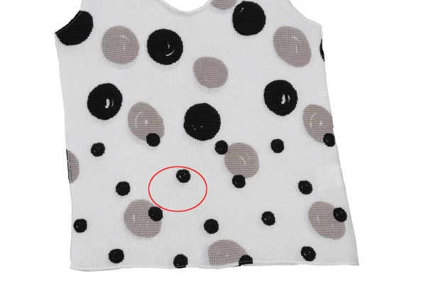 ISSEY MIYAKE me Dot Print Stretch Pleats Tank Top K-175237_006