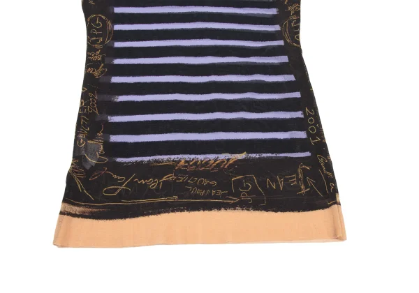 Jean Paul GAULTIER FEMME Stripe Graphic Mesh Long Sleeve Top K-175242_008