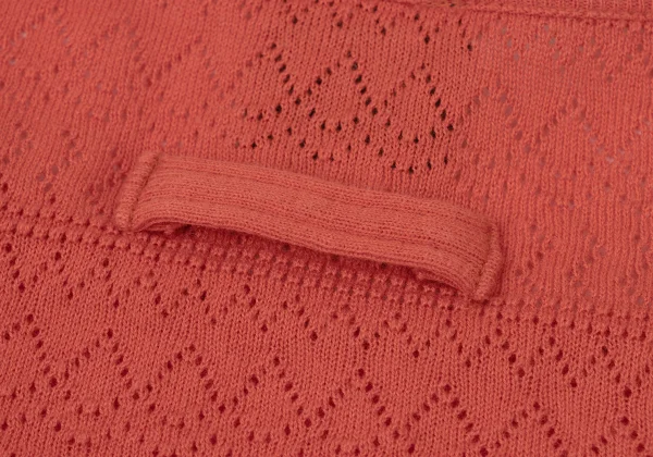 Jean Paul GAULTIER FEMME Cotton Logo Mesh Knit Top K-175244_013