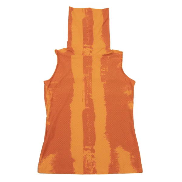 Jean Paul GAULTIER FEMME Body-Motif Print Block Weave Sleeveless Top K-175245_002