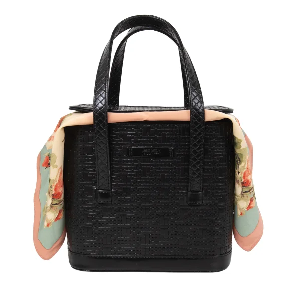 Jean Paul GAULTIER Emboss Design Scarf Sandwiched Bag K-175246_004
