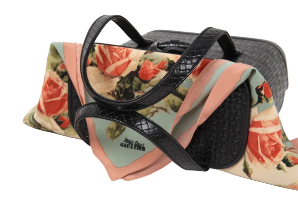 Jean Paul GAULTIER Emboss Design Scarf Sandwiched Bag K-175246_007