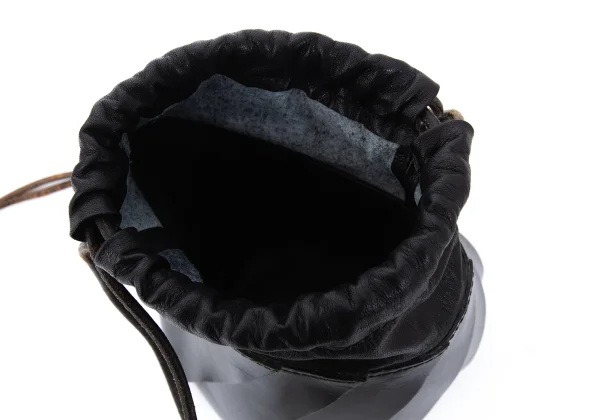 Jean Paul GAULTIER Spiraling Layered Leather Strap Bag K-175247_011