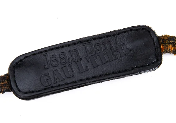 Jean Paul GAULTIER Spiraling Layered Leather Strap Bag K-175247_012