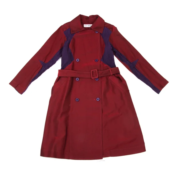 ISSEY MIYAKE Pleats Switching Coat K-175252_002