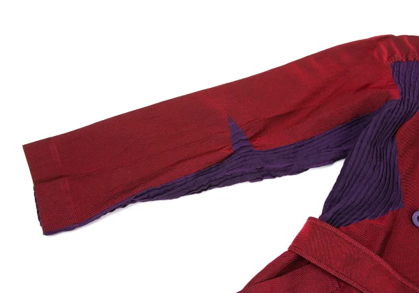 ISSEY MIYAKE Pleats Switching Coat K-175252_005