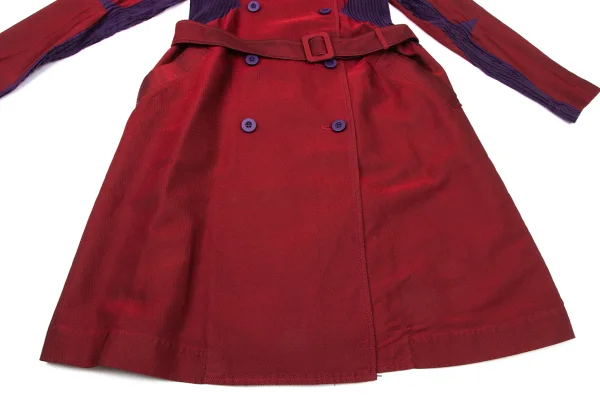 ISSEY MIYAKE Pleats Switching Coat K-175252_007
