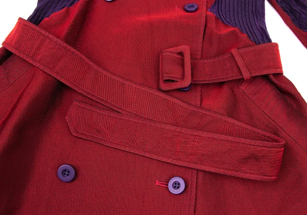 ISSEY MIYAKE Pleats Switching Coat K-175252_009