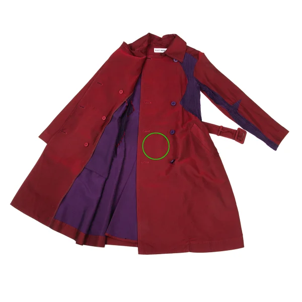 ISSEY MIYAKE Pleats Switching Coat K-175252_011