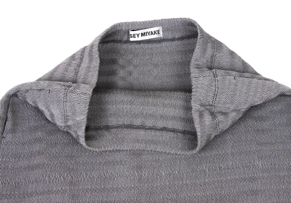 ISSEY MIYAKE Wool Blended Wave Pleats Skirt K-175256_005