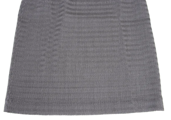ISSEY MIYAKE Wool Blended Wave Pleats Skirt K-175256_006