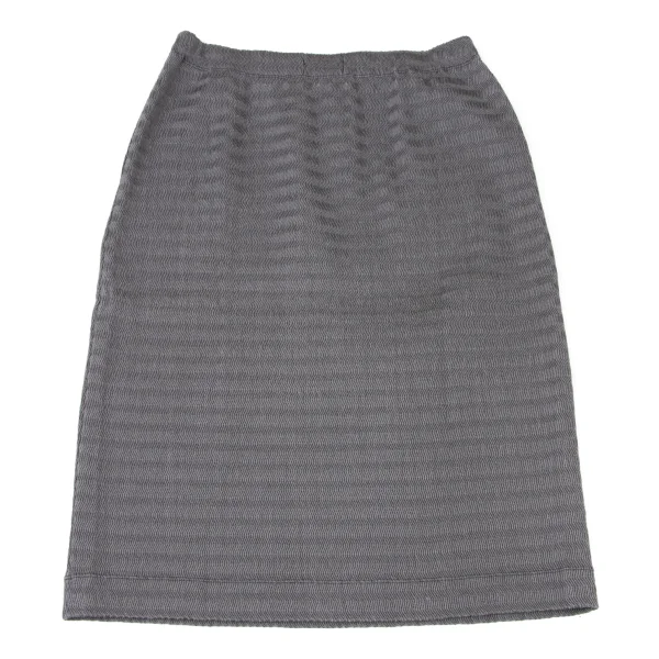 ISSEY MIYAKE Wool Blended Wave Pleats Skirt K-175256_008
