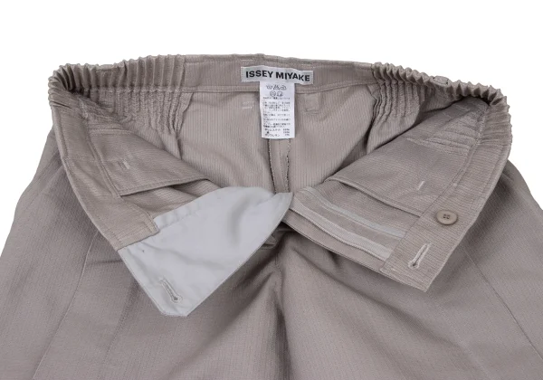 ISSEY MIYAKE Pleats Switching Tapered Pants K-175257_007