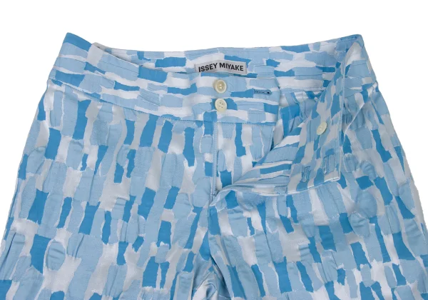 ISSEY MIYAKE Graphic Jacquard Stretch Pants K-175258_004