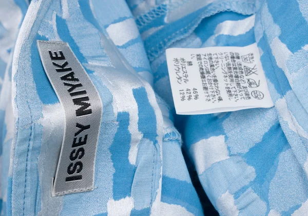 ISSEY MIYAKE Graphic Jacquard Stretch Pants K-175258_013