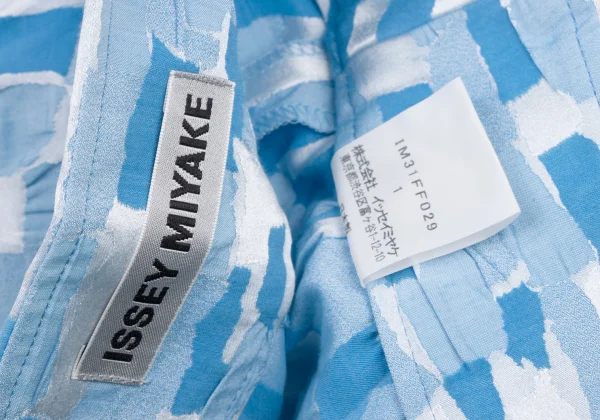 ISSEY MIYAKE Graphic Jacquard Stretch Pants K-175258_014
