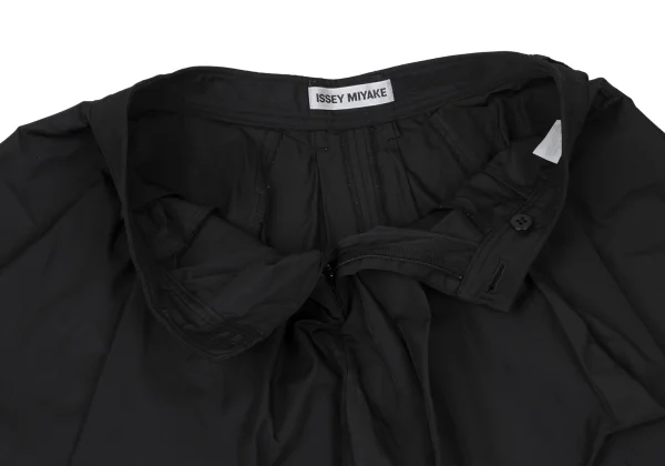 ISSEY MIYAKE Poly Tuck Design Wide Tapered Pants K-175259_005