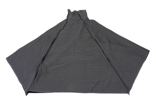 ISSEY MIYAKE A-POC INSIDE Boxy-fit Striped Weave Turtleneck Top K-175260_002