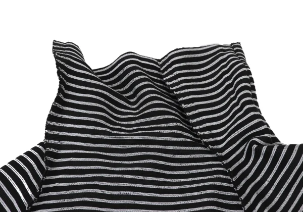 ISSEY MIYAKE A-POC INSIDE Boxy-fit Striped Weave Turtleneck Top K-175260_004