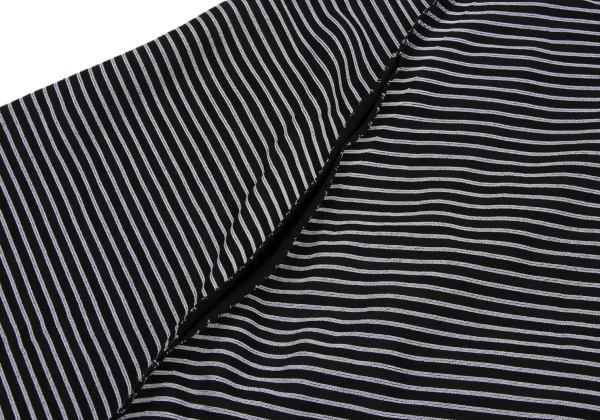 ISSEY MIYAKE A-POC INSIDE Boxy-fit Striped Weave Turtleneck Top K-175260_005