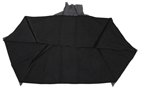 ISSEY MIYAKE A-POC INSIDE Boxy-fit Striped Weave Turtleneck Top K-175260_007