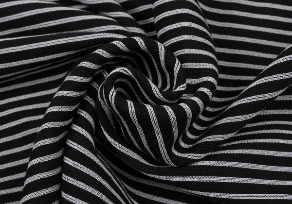 ISSEY MIYAKE A-POC INSIDE Boxy-fit Striped Weave Turtleneck Top K-175260_011