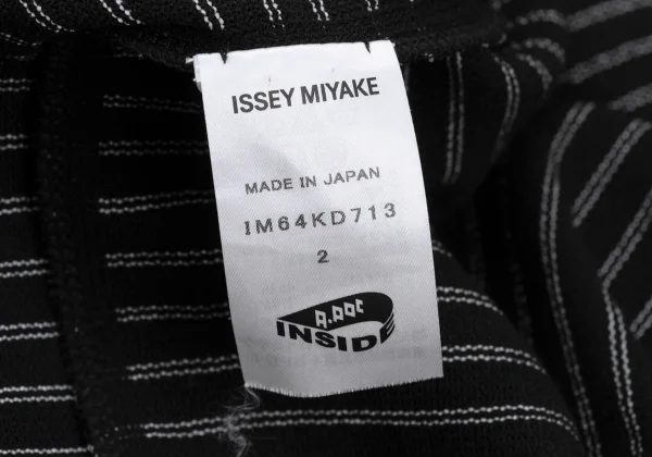 ISSEY MIYAKE A-POC INSIDE Boxy-fit Striped Weave Turtleneck Top K-175260_012