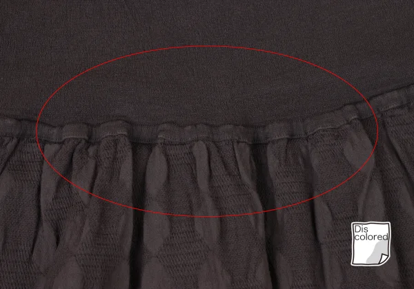 ISSEY MIYAKE me Woven Design Dropped Crotch Pants K-175262_004
