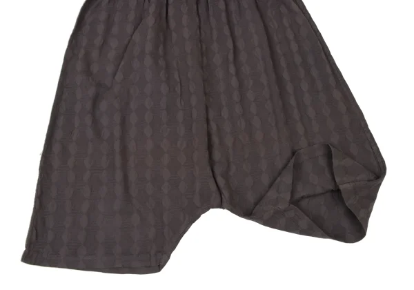 ISSEY MIYAKE me Woven Design Dropped Crotch Pants K-175262_009