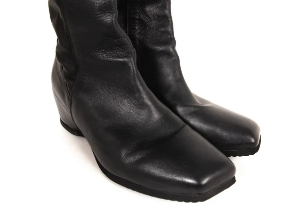 ISSEY MIYAKE Switching Leather Long Boots K-175266_006