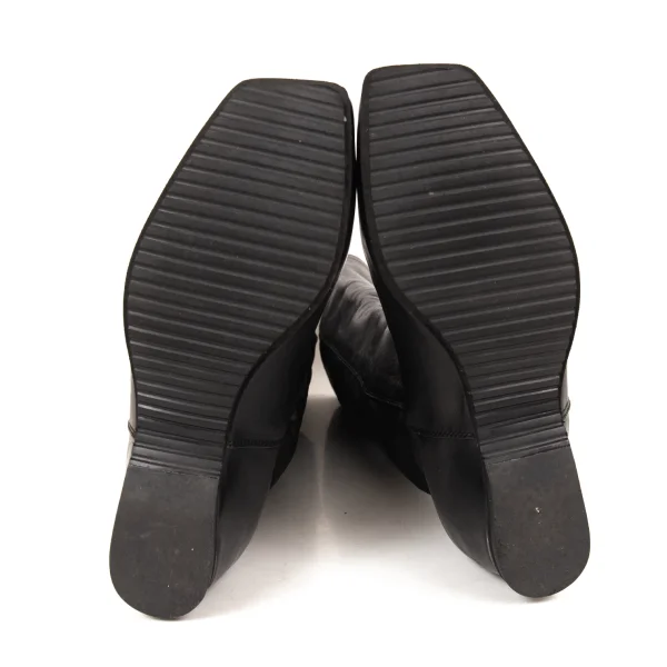 ISSEY MIYAKE Switching Leather Long Boots K-175266_008