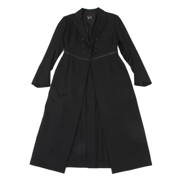 Y's Wool Gaba Zip Design Long Spencer Jacket K-175269_002