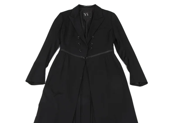 Y's Wool Gaba Zip Design Long Spencer Jacket K-175269_003