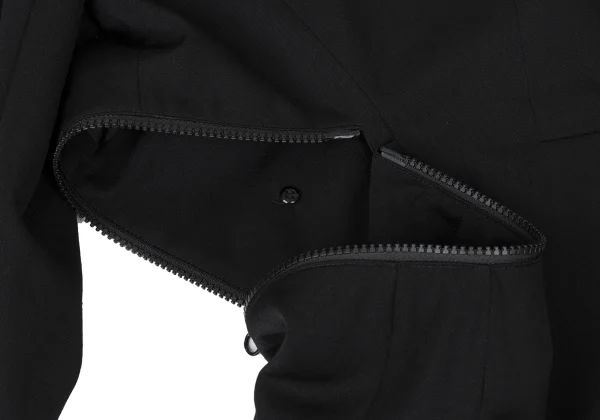 Y's Wool Gaba Zip Design Long Spencer Jacket K-175269_014