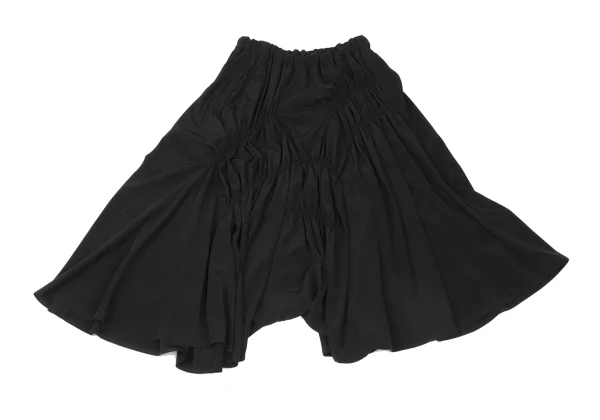 Y's.... Gathered Design Wide Cropped Pants K-175271_002