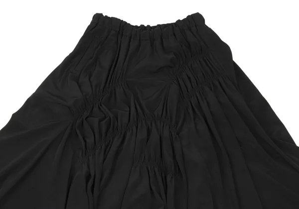 Y's.... Gathered Design Wide Cropped Pants K-175271_003