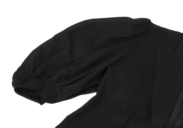 Yohji Yamamoto collections Arm Covers Sheer Cotton Balloon Sleeve Coat  K-175272_005
