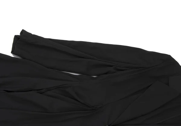 Yohji Yamamoto collections Side Layered Tuck Asymmetrical Long Jacket K-175273_005