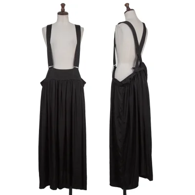 Ground Y BEYOND BORDERS Garment Dyed Cupro Suspender Skirt
