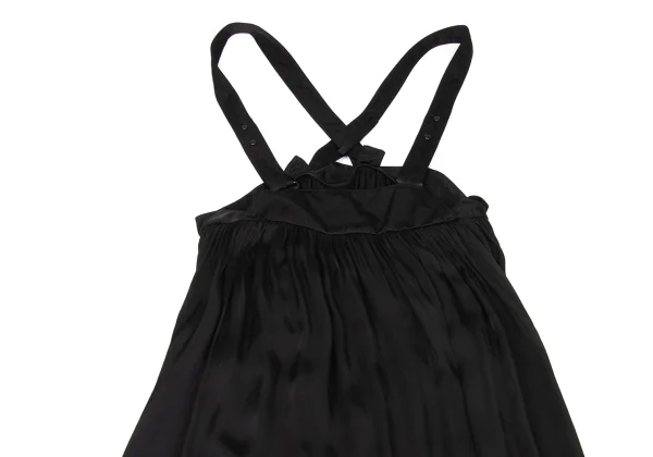 Ground Y BEYOND BORDERS Garment Dyed Cupro Suspender Skirt K-175275_003